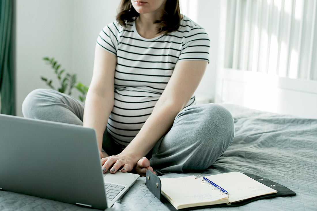 pregnant-work-from-home-maternity-leave