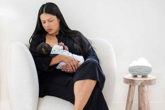 Mum breastfeeding a baby