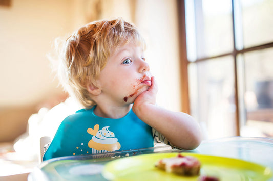 A toddler refuses to eat