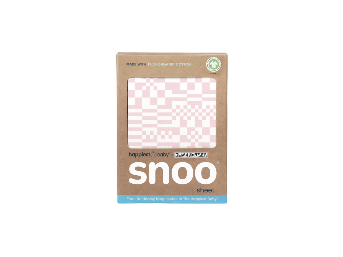100% Organic Cotton SNOO Baby Cot Fitted Sheet