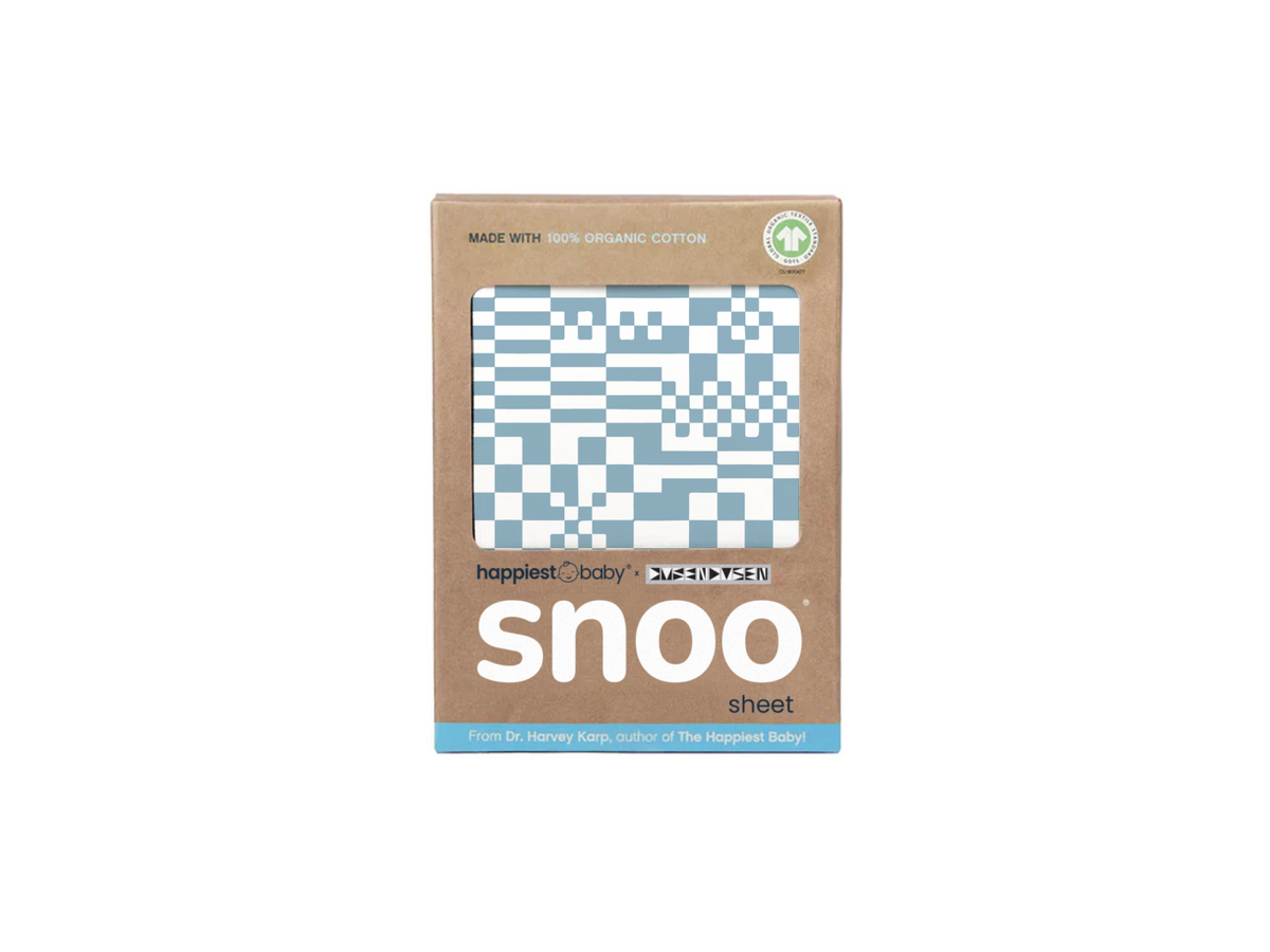 100% Organic Cotton SNOO Baby Cot Fitted Sheet
