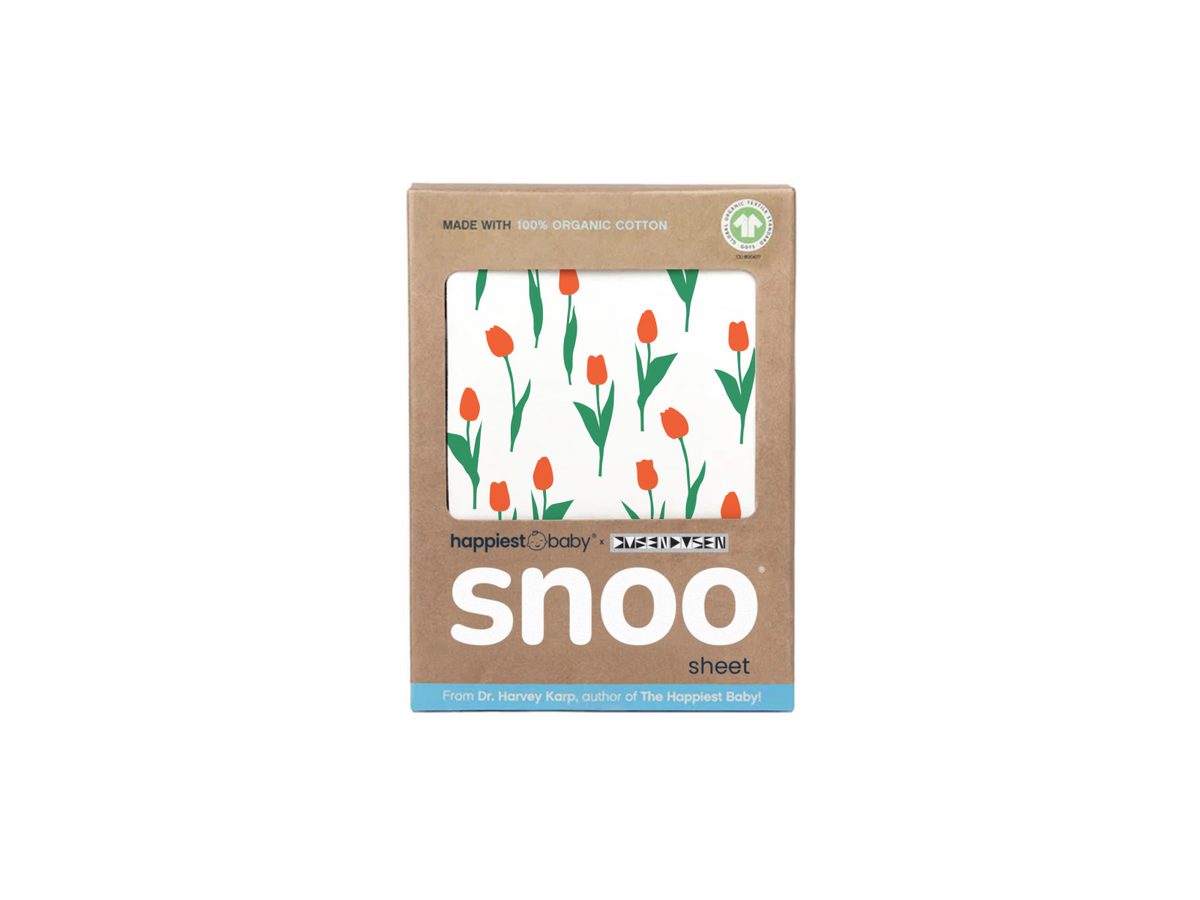 100% Organic Cotton SNOO Baby Cot Fitted Sheet