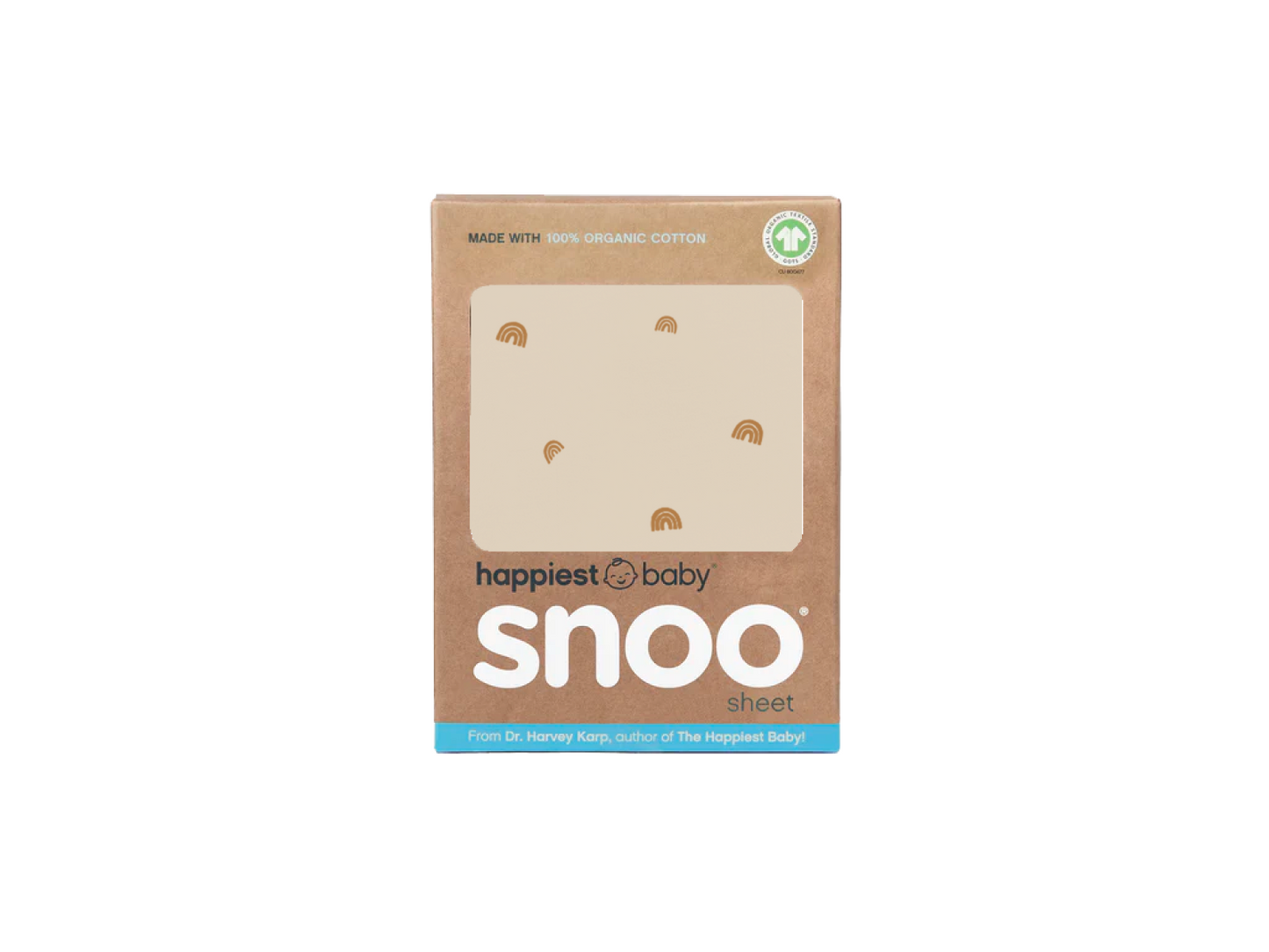 100% Organic Cotton SNOO Baby Cot Fitted Sheet